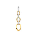 9ct Gold Diamond Chain Link Pendant