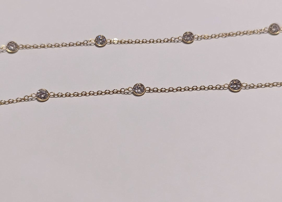 Starlight  14ct Gold Filled Starlight Necklace with Cubic Zirconia