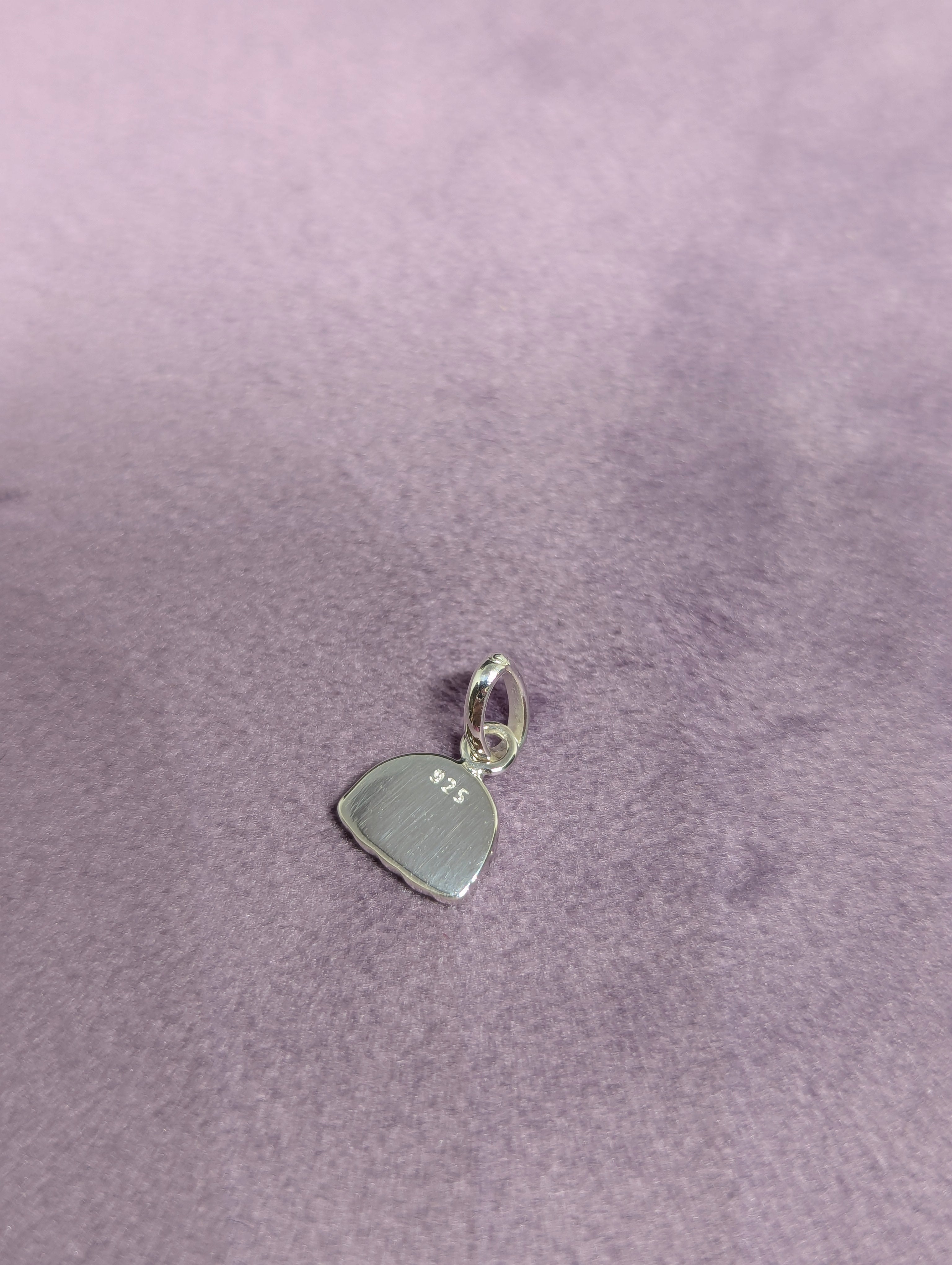 925 Sterling silver rainbow pendant without chain