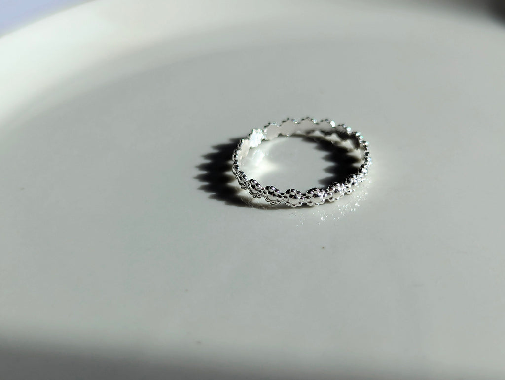 Sterling Silver Wild Flower Ring